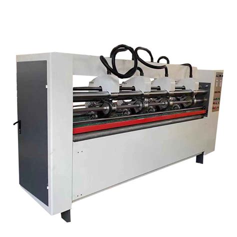 electric adjust thin blade slitter scorer corrugated box making machine|auto feeding slitter scorer.